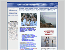 Tablet Screenshot of lighthousecounselingservices.org